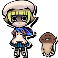 里奈となめこのイラスト