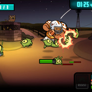 いかつい兄ちゃんは大学生フットボーラーのダラン。タックルで攻撃！