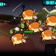 ジミーのアシスト。牛を大量に召喚して攻撃します。ぷんすか顔の牛ちゃんがキュート。