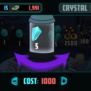 ルーレットを回せばクリスタルが手に入るかも！