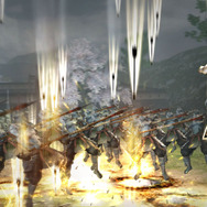 毛利元就の空中タイプアクション