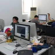 上海スタジオの風景