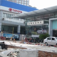 上海スタジオの入るビルの風景