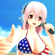 大胆な水着で歌うことも