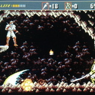 鎧武者が攻撃してくる、洞窟ステージ