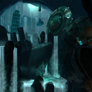 地表を離れて洞窟の奥深くへと降りていく