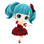 骸骨楽団とリリア(costume designed by SEGA)