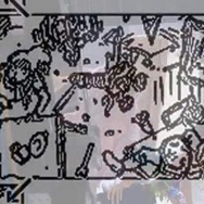 元となる絵の構図を参考に