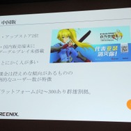 【CEDEC 2013】PSVitaでもF2Pのマーケットは成立する~『拡散性ミリオンアーサー』の事例報告