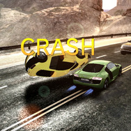 勢いよくクラッシュ！