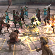 初公開のPS Vita版プレイ画面。大量の敵が表示されている