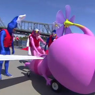 羽ピクミン、空へ! カナダ版「鳥人間コンテスト」、羽ピクミン型機体の豪快なフライトが公開