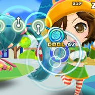 3DSならではの操作も搭載されたリズムゲームパート