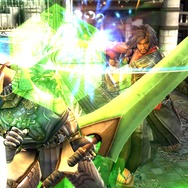 武器の攻撃属性は、攻撃した際に出るエフェクトの色でも確認できる