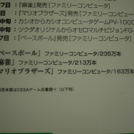 【東京ゲームショウ2013】ビデオゲーム30年の出来事をデータで振り返る「ゲーム歴史博物館」