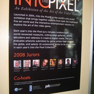 【E3 2008】ウエルカムレセプション&「Into the Pixel」除幕式