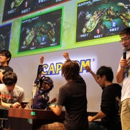 【東京ゲームショウ2013】次長課長・井上さんとマルチプレイ!1万時間以上のやりこみプレイヤーも参加した『モンスターハンター4』スペシャルステージ