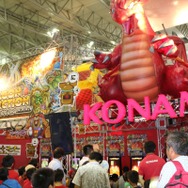 【東京ゲームショウ2013】コナミが大半を占めるファミリーコーナー、『オレカバトル』×食の花道のコラボメニューが美味しそう