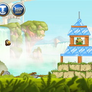 ゲームシステムはバードをスリングショットで放ち、フィールド上のポークに当てて全滅させるというもの