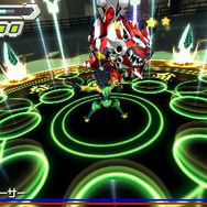 展開した陣から強力な攻撃が飛び出す