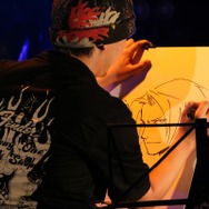 総勢13名による圧巻のステージ！岩垂徳行氏スペシャルバンドLIVEレポート、『逆裁』キャラデザ岩元氏によるライブアートも