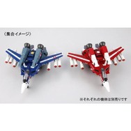 「超時空要塞マクロス」より、1/72スケールVF-1J スーパーバルキリー2機がプレミアムバンダイに登場
