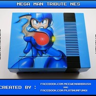 光るロックバスターのギミックがCOOLなファンメイドのカスタム『ロックマン』NES本体