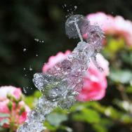 水が生み出すピーチ姫の姿