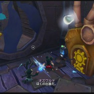 オズワルドが場面にあったアクションを実行してくれる