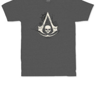 UBI WORKSHOP製 アサシン クリード4 ブラック フラッグ チームTシャツ グレー