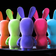 ラビッツ ベルベット ピンク・パープル・グリーン・ブルー・オレンジ