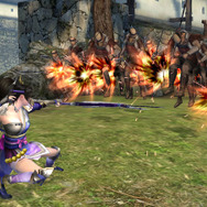 弓による狙撃は本作にも健在