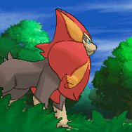 大きな炎のたてがみが特徴