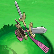 一本だったつるぎが、進化で二本に