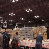 アメコミを売るショップも多数出展