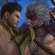 徳川家康と友情を確かめ合う