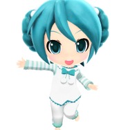 パジャマ ミク(costume designed by ぷちでびる)