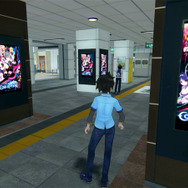 秋葉原駅の改札サイネージにて『コンセプションII七星の導きとマズルの悪夢』