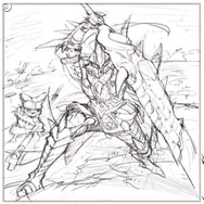 『モンハン』の新TCGが発売決定！最新のラフイラストも公開