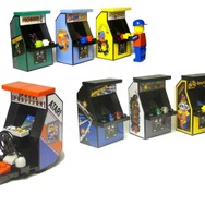 『フロッガー』に『ポールポジション』…純正品レゴシティカスタムアイテム「レトロ筐体セット」がebayに登場