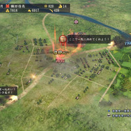 織田軍と援軍部隊が、本願寺家の長島城を挟撃