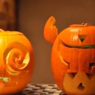 チャチャとカヤンバのハロウィンカボチャ