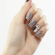 ダンガンロンパ ネイルフィルムモノクマ柄 ネイルフィルム