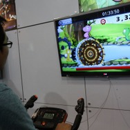 【G-STAR 2013】Sports＋Game！様々なデバイスとスポーツ用品を繋げるAmusewayブースレポート ― 対応ゲームにはケロロ軍曹の姿も