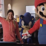 スノーボーダーのジェイミー・アンダーソンが出演する『マリオ＆ソニック AT ソチオリンピック』TVCM