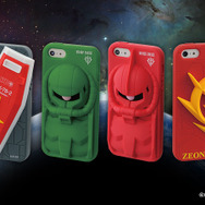 シャアザクや量産型ザクが立体スマホジャケットになった！機動戦士ガンダムシリーズの「iPhone 5＆5s対応シリコンジャケット」予約開始