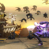 左下のゲージ付近に表示される交代マークが目印