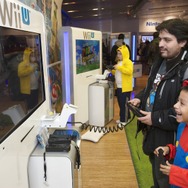 Wii Uの試遊台も