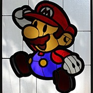 マリオにロックマン、マスターチーフまで ― 人気ゲームキャラを再現したステンドグラスが会心の出来栄え