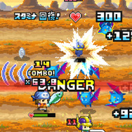 マーベラス、レトロRPG風世界が懐かしいドット絵ランニングアクションRPG『LINE らんらん勇者』配信開始